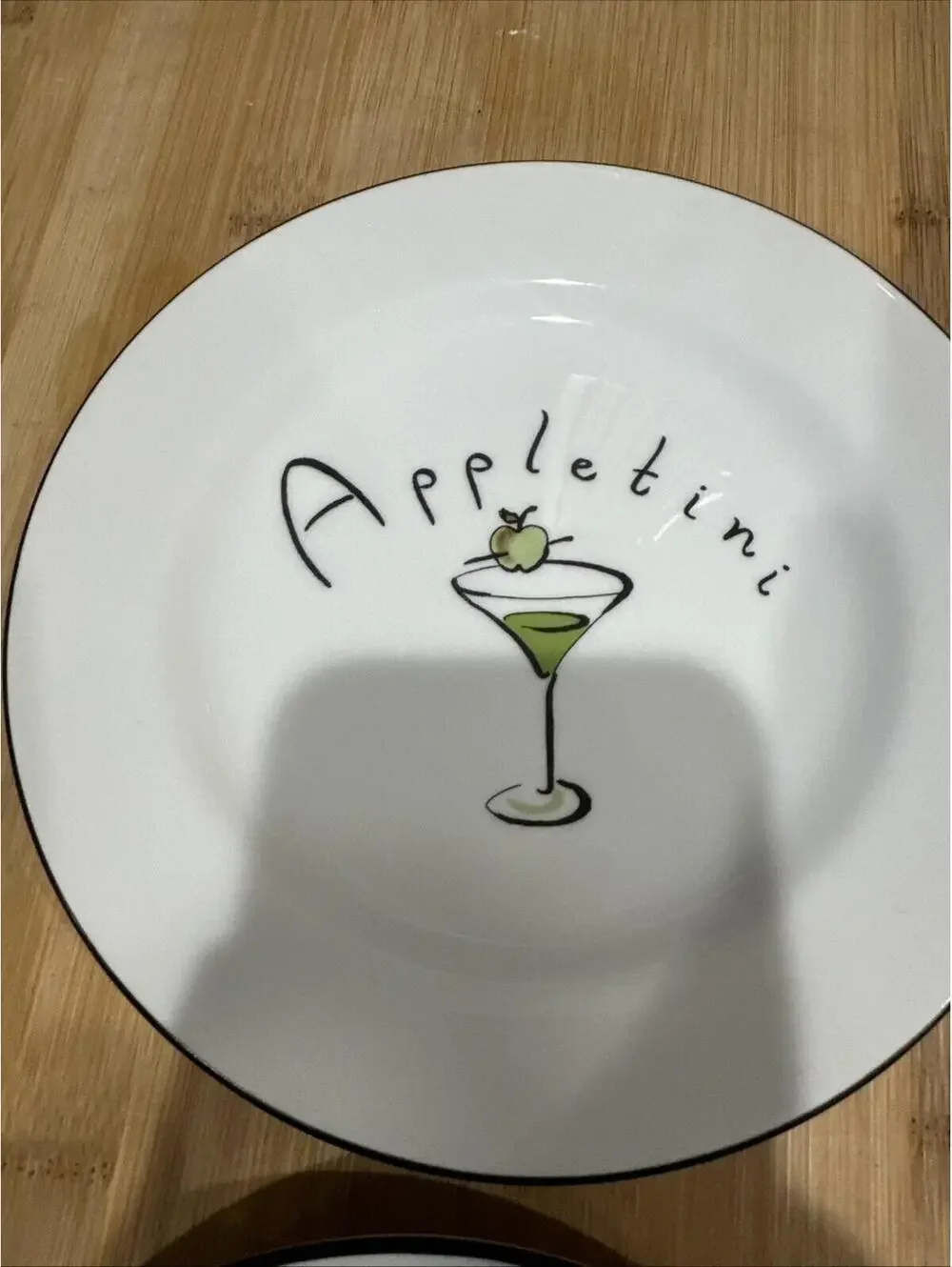 4 Pottery Barn martini plate set of four  Cocktails Party, dessert, cake *